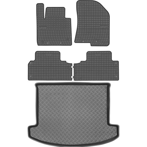 Set di tappetini in gomma per auto e tappetino per bagagliaio per Kia Carens IV Minivan dal 2013 al 2019 (1/5)