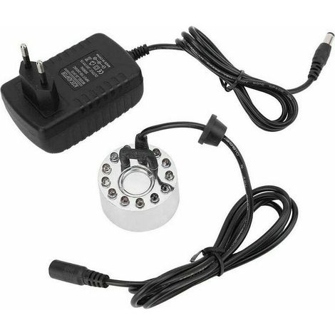 Generador de niebla ultrasónico de 12 LED, fuente de niebla, DC 24V-RAPANDA