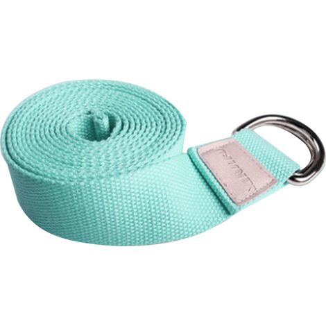 Sangle Yoga - Boucle D Réglable - Pour Étirements Pilates Gymnastique - 250 x 2,5 cm - Polyester-Coton - 1 Pièce (1/5)