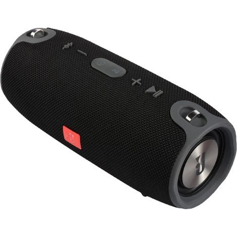 Haut - parleur Bluetooth portable 4.2 – son puissant et basses profondes – microphone intégré pour les appels – Design textile durable