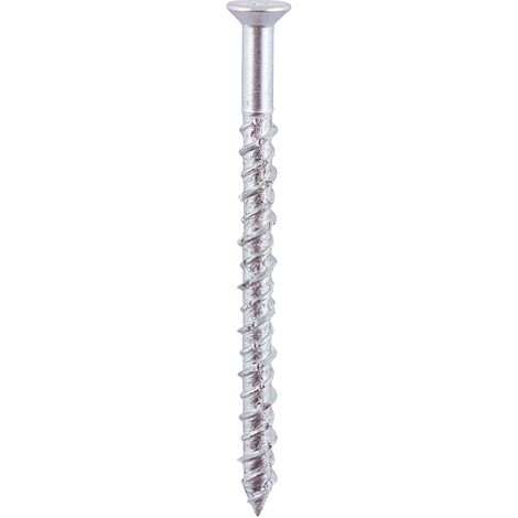TIMCO Masonry Screws Countersunk Silver - 6.0 x 80