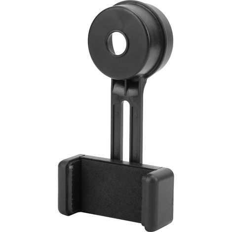 Support de fixation pour smartphone avec clip pour télescope et microscope (noir) (1/5)
