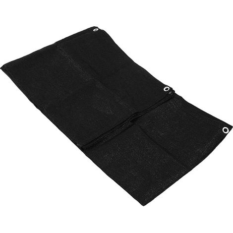 Brise-vue balcon jardin 0.9x3m, filet occultant HDPE pour clôture terrasse, protection solaire extérieure. (1/5)