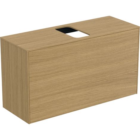 Ideal Standard Mueble bajo para lavabo, 1 cajón, corte central, (1/2)