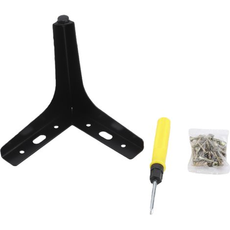 Lot de 8 pieds triangulaires modernes en métal pour meubles (canapé, buffet, table basse, fauteuil), 15 cm / 5,9 pouces (1/5)