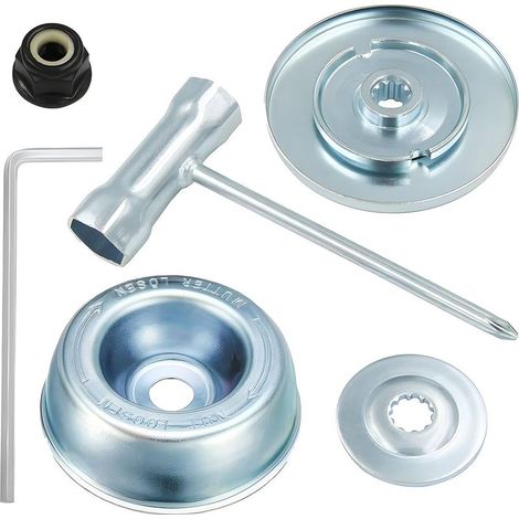 Universeller Schneidkopfmutternsatz für Stihl Rasenmäher FS55, FS55R, FS56, FS56RC, FS70R, FS80, FS85, FS90, FS90R, FS94, FS100RX (6-teiliges Set) (1/5)