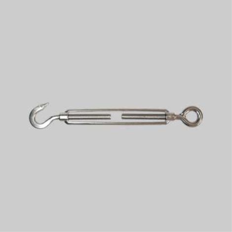 Tenditore ad occhio e gancio inox 8 mm (1/2)