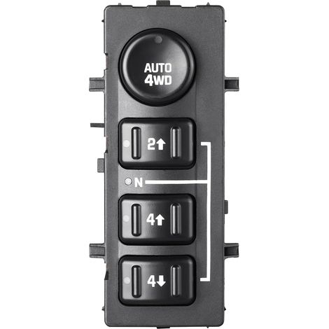 GROOFOO Commutateur 4x4 pour 2003-2007 Chevrolet Avalanche Tahoe Silverado Suburban GMC Sierra, Yukon Cadilla Escalade,4WD Transfer Case Selector Switch Control, 19259313 15136039 12318750 15164520 (1/5)
