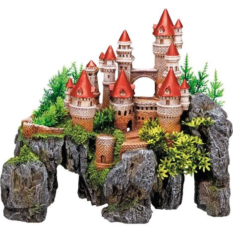 Nobby castello con piante acquario decorativo, 37 x 20.5 x 31.5 cm (1/4)