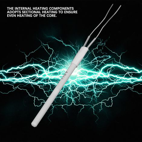 1 élément chauffant universel en céramique 110V/220V 60W pour fer à souder électrique (110V) (1/5)