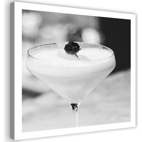 Tableau sur toile Boire un cocktail 40x40 (1/5)