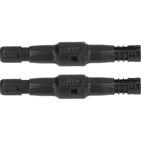 Lot de 2 connecteurs fusibles photovoltaïques 1500 V, boîtier PPO résistant à l'usure, étanche IP68, pour panneaux solaires, 15 A