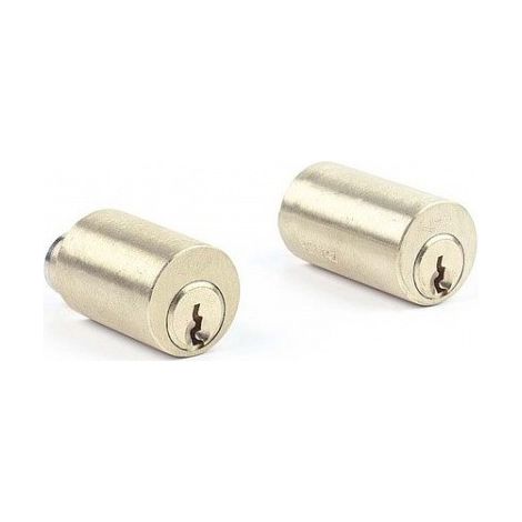 Set di cilindri per serratura Vega JPM - ottone lucido - 50mm - 833750-01-0A