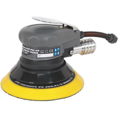 Sealey Dust-Free Air Palm Orbital Sander 150mm SA09
