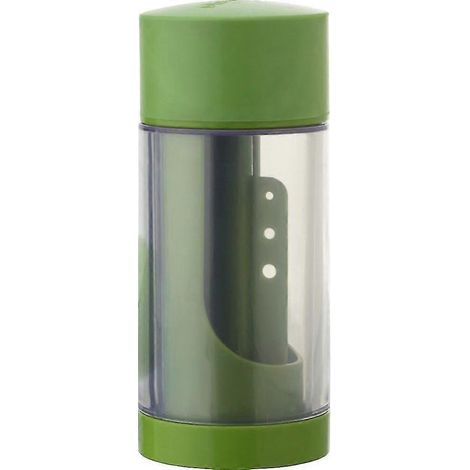 Broyeur à herbes Microplane et éplucheur de feuilles, moulin à herbes assaisonné (vert) (1/5)