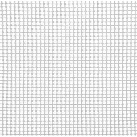 Rete Quadra da Giardino 5mm in Plastica 1x30m Rama Mirror Bianco
