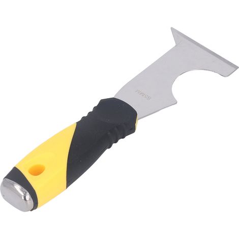 Outil grattoir à mastic, couteau à peinture en métal, grattoir multifonction en acier inoxydable 420 épais (1/5)