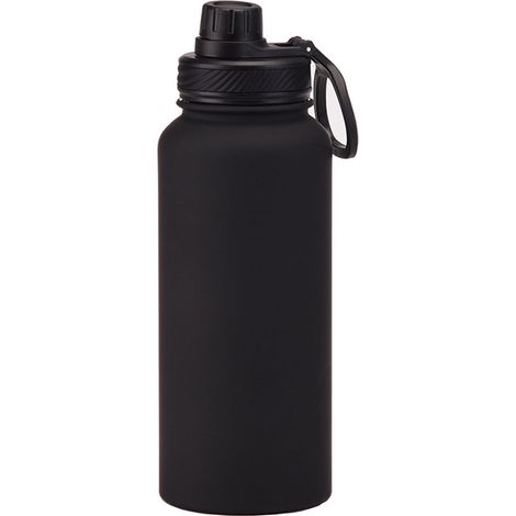 Gourde - Acier Inoxydable - 1000 Ml - Isotherme - Portable Extérieur Avec Poignée - 1 Pièce (1/5)