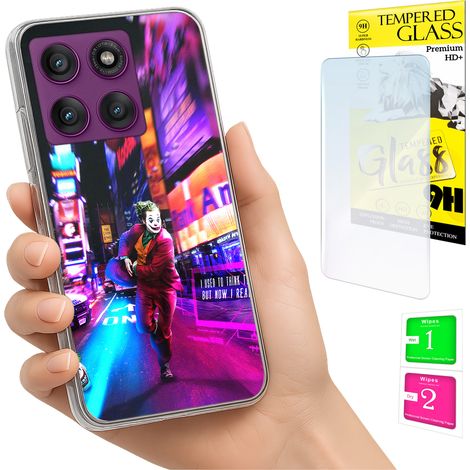 Funda para Motorola Edge 60 Pro con carcasa trasera y cristal 9H. (1/5)