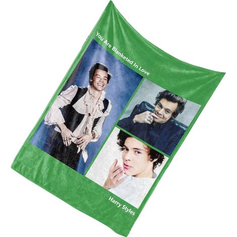 Tapis étoilé personnalisé Harry Styles BL600E, motif star, 120x150 cm, couverture décorative douce (1/3)