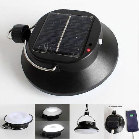Lampe de camping solaire haute puissance de haute qualité, légère et idéale pour les tentes de camping. (1/5)