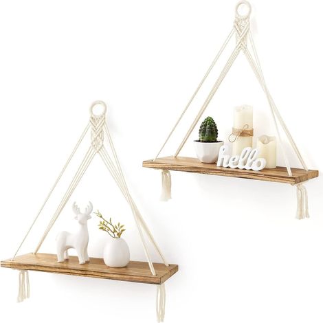 Organisateur de salle de bain, lot de 2, en bois, pour les accessoires d'hygiène et la routine quotidienne.-AquaForge (1/5)