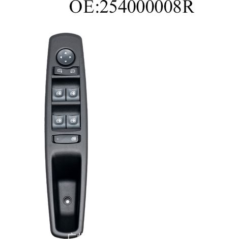 The reference number 254000008R is suitable for window regulator switches on Renault models from the years 2010-2016. (1/4)