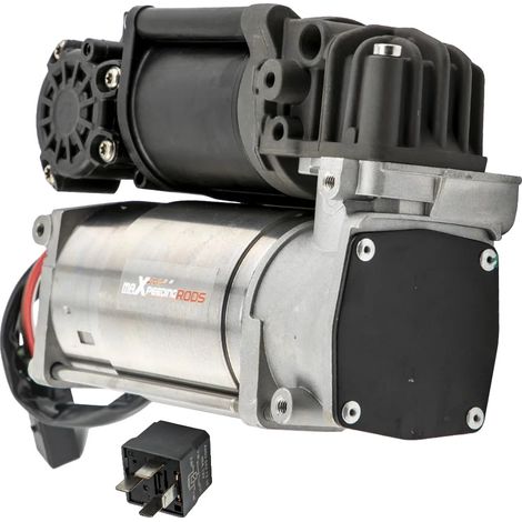 Compresor de suspensión neumática, longitud 33 cm, ancho 21 cm, altura 20 cm, peso 4,7 kg, compatible con modelos Clase E. (1/5)