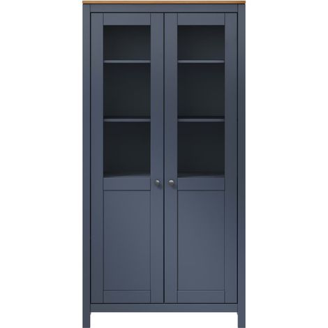 Maison Exclusive - Credenza Alta Hill Grigia 85x37x170,5 cm in Legno di Pino