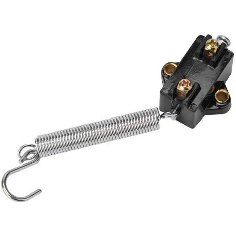 QORVA- Interrupteur de feu stop universel 12V – Remplacement standard pour voitures classiques – Matériau fer – Installation facile (1/5)