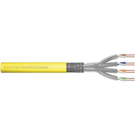 Digitus DK-1743-A-VH-1 Câble réseau CAT 7a S/FTP jaune 100 m