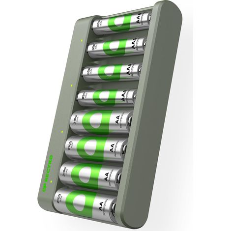 GP Batteries GPRCKCHE821389 Cargador pilas NiMH AAA AA