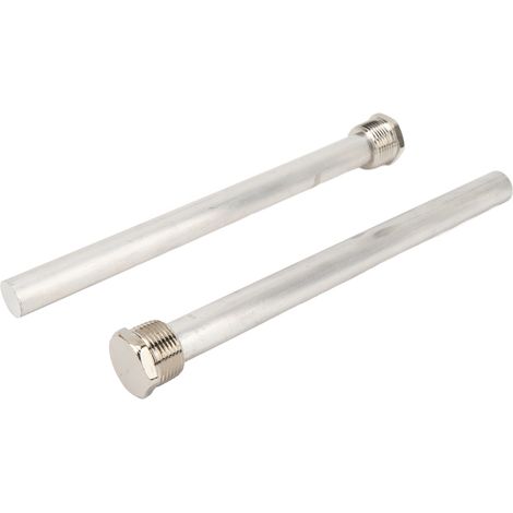 2 tiges d'anode de protection pour chauffe-eau de VR Mor‑Flo, 18 x 235 mm, filetage NPT 3/4 po (1/5)