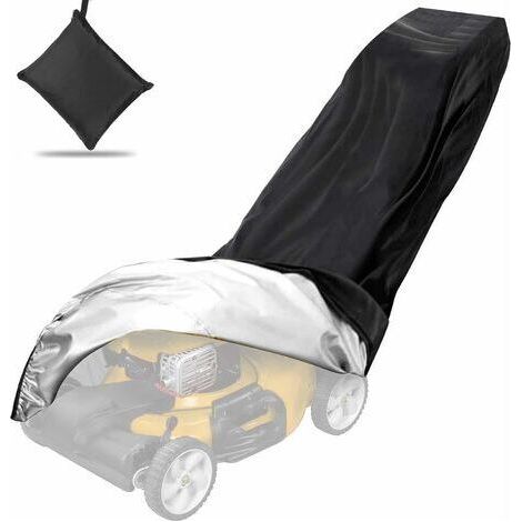 Housse universelle pour tondeuse à gazon – 193 x 112 x 64 cm – Housse de protection pour toutes les saisons avec cordons de serrage et sac de rangement (1/5)