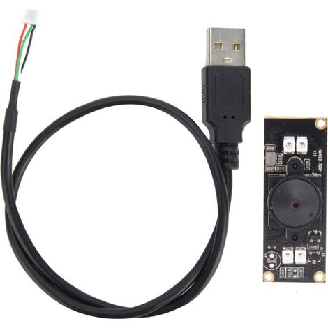 Module de caméra USB, puce OV9712, avec lumière de visualisation nocturne infrarouge HD, 1280x720, 30fps, 56 ° (1/5)