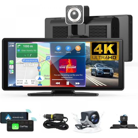 Écran Tactile Autoradio 10,26 Pouces IPS 1600x600 550 Cd M2 Commande Vocale Bluetooth 5,0 Compatible Caméra De Recul Mise À Jour Sans Fil 1 Pièce