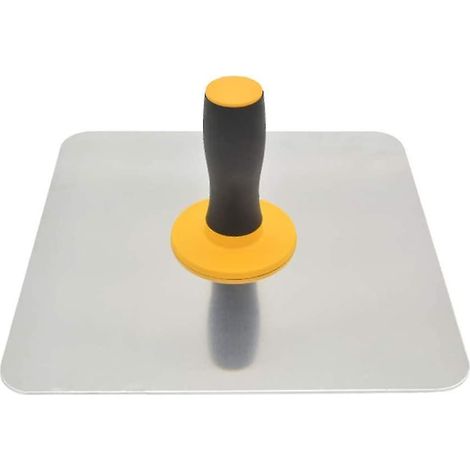 CREA Plaster Hawk Aluminium Plaster Mortar Board Holder With Handle, 300x300 Mm Plastering Hawk Plastering Tool (1/4)
