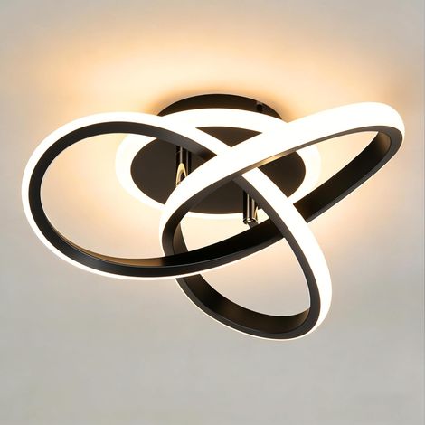 Moderne 21-W-LED-Deckenleuchte, 3000K/4500K/6500K, ideal für Wohnzimmer, Schlafzimmer, Büro, Küche und Flur, mit Schwarz-Memory-Funktion. (1/5)