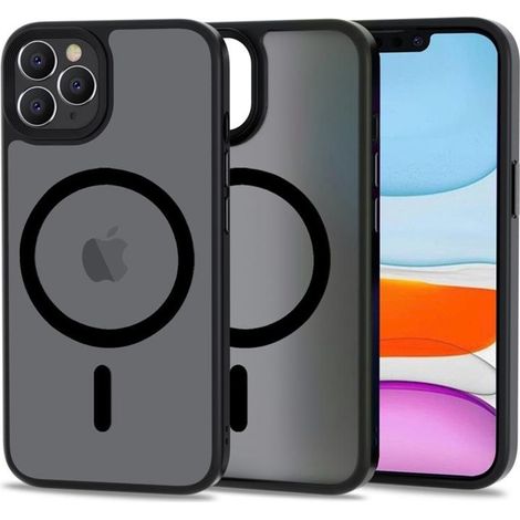 Tech-Protect MagSafe Hülle kompatibel mit iPhone 11 Pro – Mattschwarz (1/5)