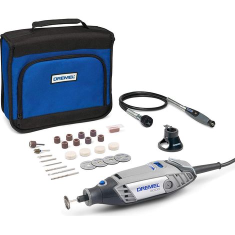 Dremel 3000-2, Multi-Tool Kit, Electric, 10,000 - 33,000opm, 230V, 130W (1/3)