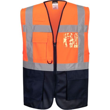 Chaleco de alta visibilidad Portwest Varsovia Executive C476 - XXL - Orange