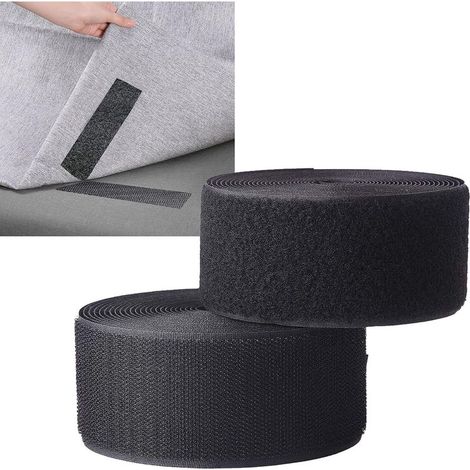 (50mm X 6M) Bande Scratch à Coudre pour les Tissus et les Vêtements, Coudre sur Crochet et Bandes de Boucle Non Adhésive Bande Scratch pour Projets de I'Artisanat, du Bricolage et de la Couture (1/5)