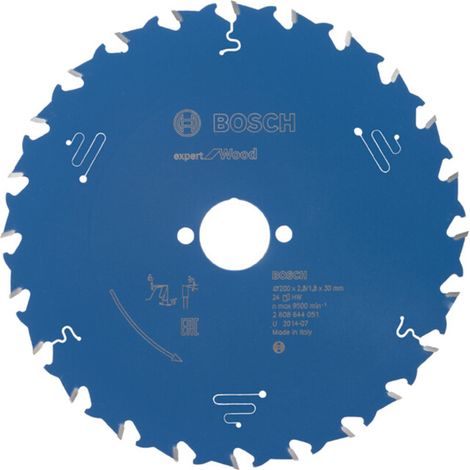 Lame de scie circulaire Bosch Expert Wood 2608644051 200x2,8x30 24Z (1/5)