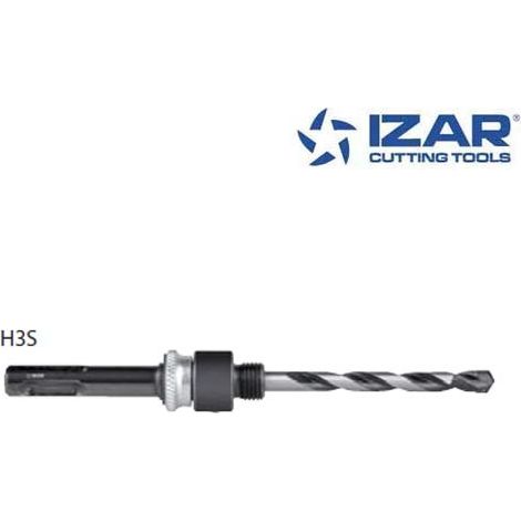 arbre trépan Izar H3S queue SDS-plus pour scie cloche 14-30 mm