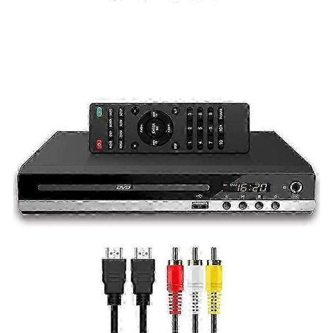 Multiregionaler HD-DVD- und CD-Player mit HDMI-Ausgang, USB-Anschluss, Mikrofoneingängen, Fernbedienung und kompaktem Design für Heimkino