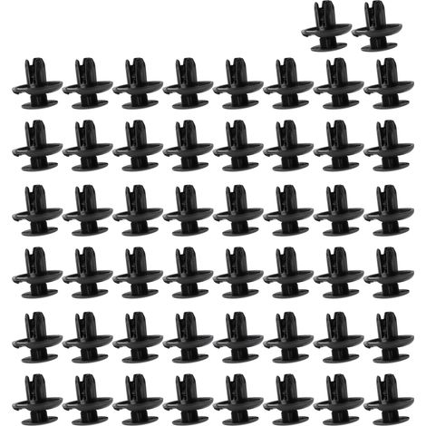 Stoßstangenclips, Nieten, Druckknöpfe, Zierleisten, Honda, 10er-Packung, schwarzer Kunststoff, robuste Befestigungselemente für Karosseriereparaturen. (1/5)