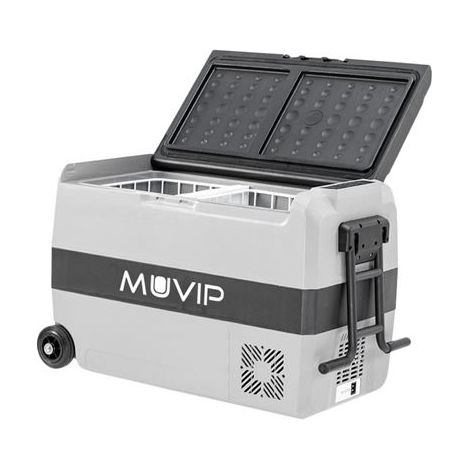 muvip Réfrigérateur portable à compresseur gris 44 litres