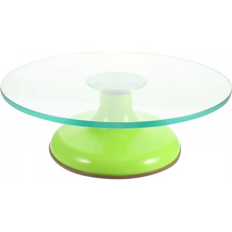 Support rotatif pour décoration de gâteaux, support rotatif pour fabrication de gâteaux, base antidérapante (1/5)