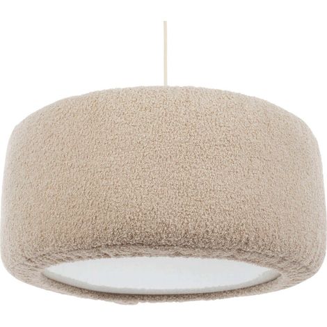 Suspension nuage en tissu peluche lavable pour chambre enfant - Ø 30 cm - H20 cm (1/5)