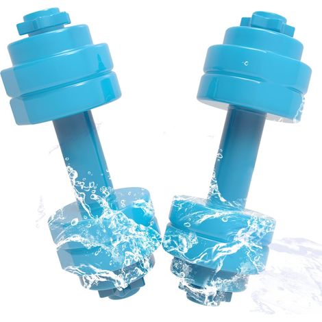 Haltere Aquatique - 2 Pièces - En EVA Flottant - Résistance Sous-Eau - Pour Cours D'aqua Aérobic Et Rééducation En Piscine